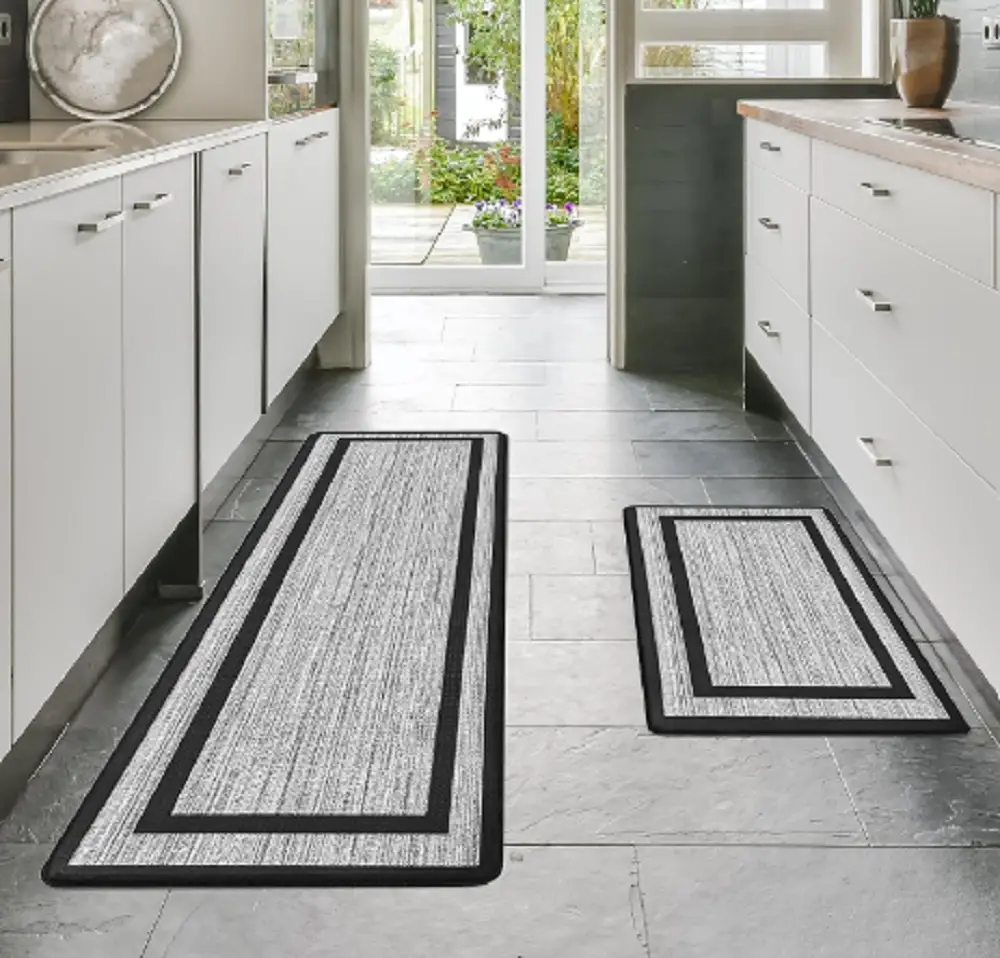 how to clean kitchen mat