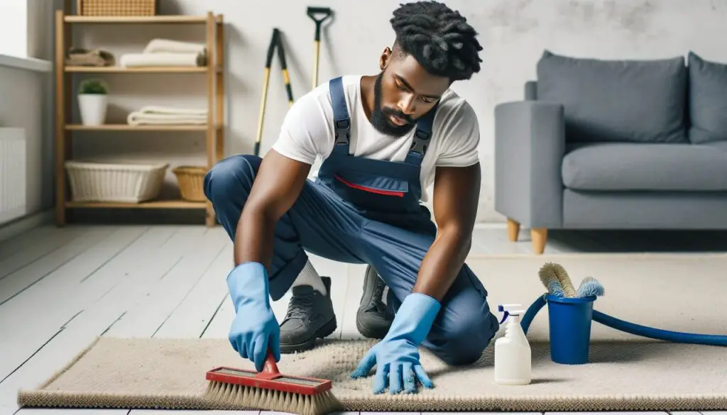 how to clean carpet underlay