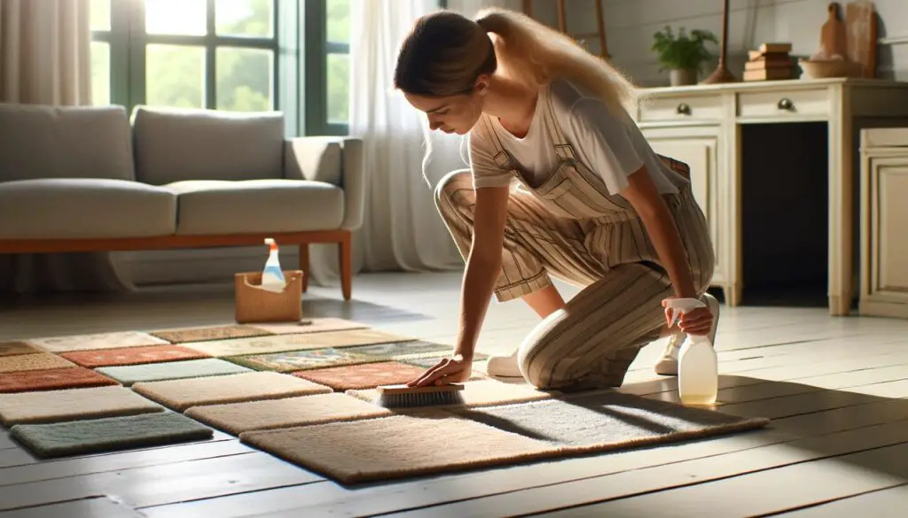 How to Clean Carpet Squares